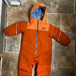 Patagonia baby snow pile one-piece San hill rust BNWT 2T